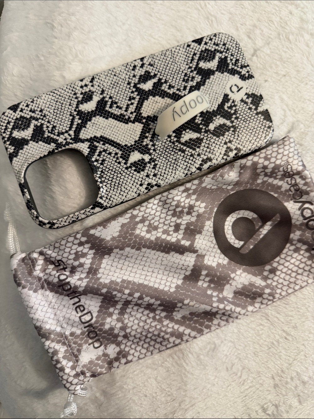 Loopy Snakeskin Print iPhone 13 Promax Case